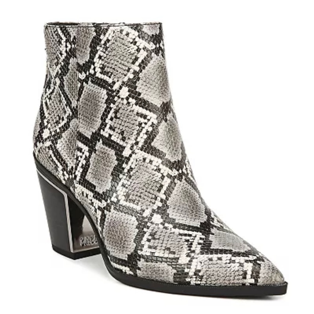 Circus by Sam Edelman Snakeskin Print Booties